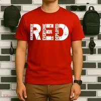 Red Friday Remember Everyone Deployed T-Shirt thumb 6