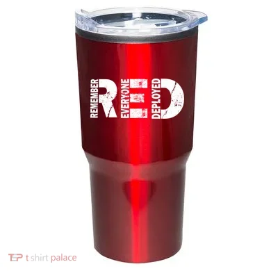 Red Friday Remember Everyone Deployed Tumbler