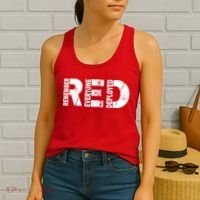 Red Friday Remember Everyone Deployed Women's Tank Top thumb 2