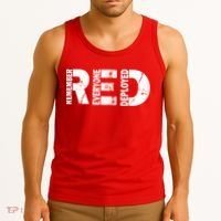 Red Friday Remember Everyone Deployed Tank Top thumb 3