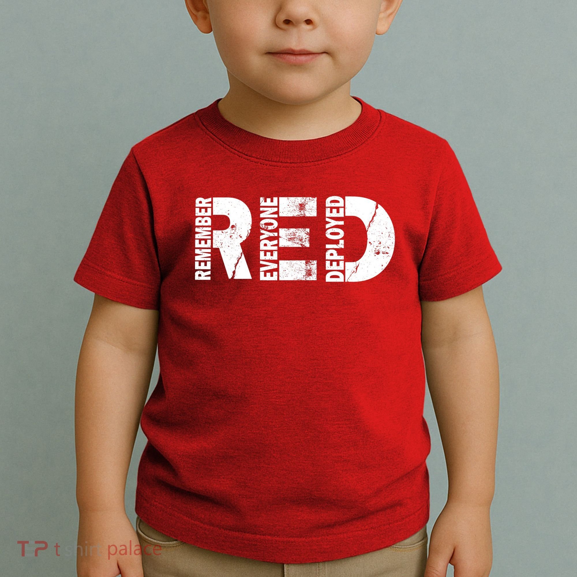 Red Friday Remember Everyone Deployed Toddler T-Shirt