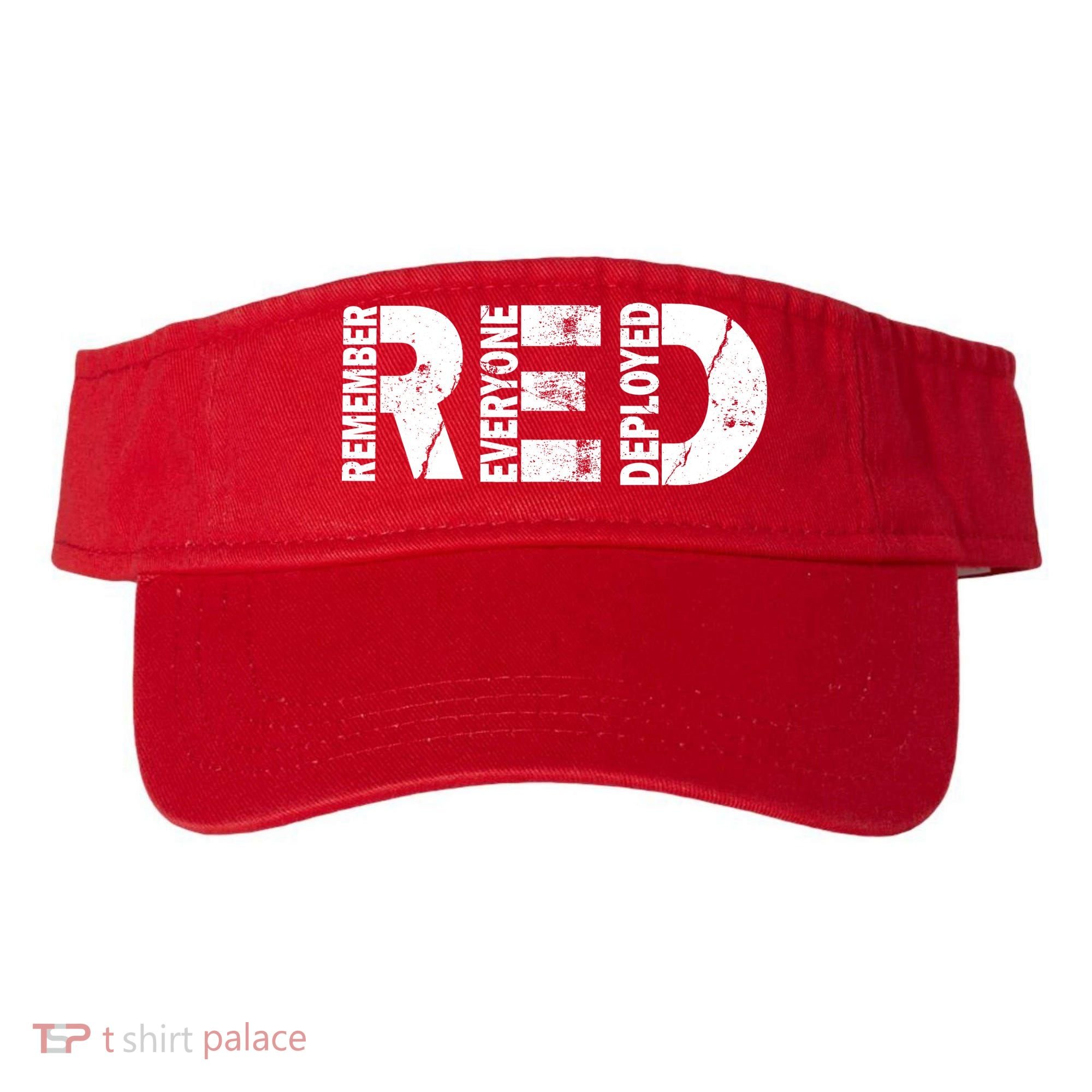 Red Friday Remember Everyone Deployed Visor