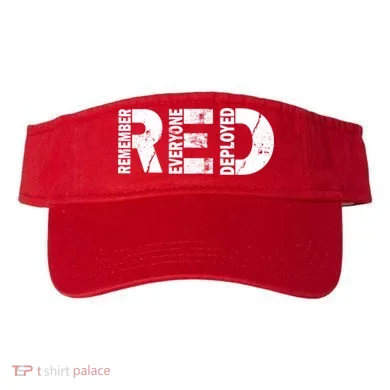 Red Friday Remember Everyone Deployed Visor