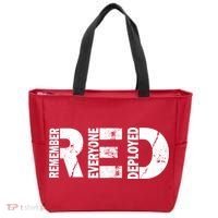 Red Friday Remember Everyone Deployed Tote Bag thumb 0