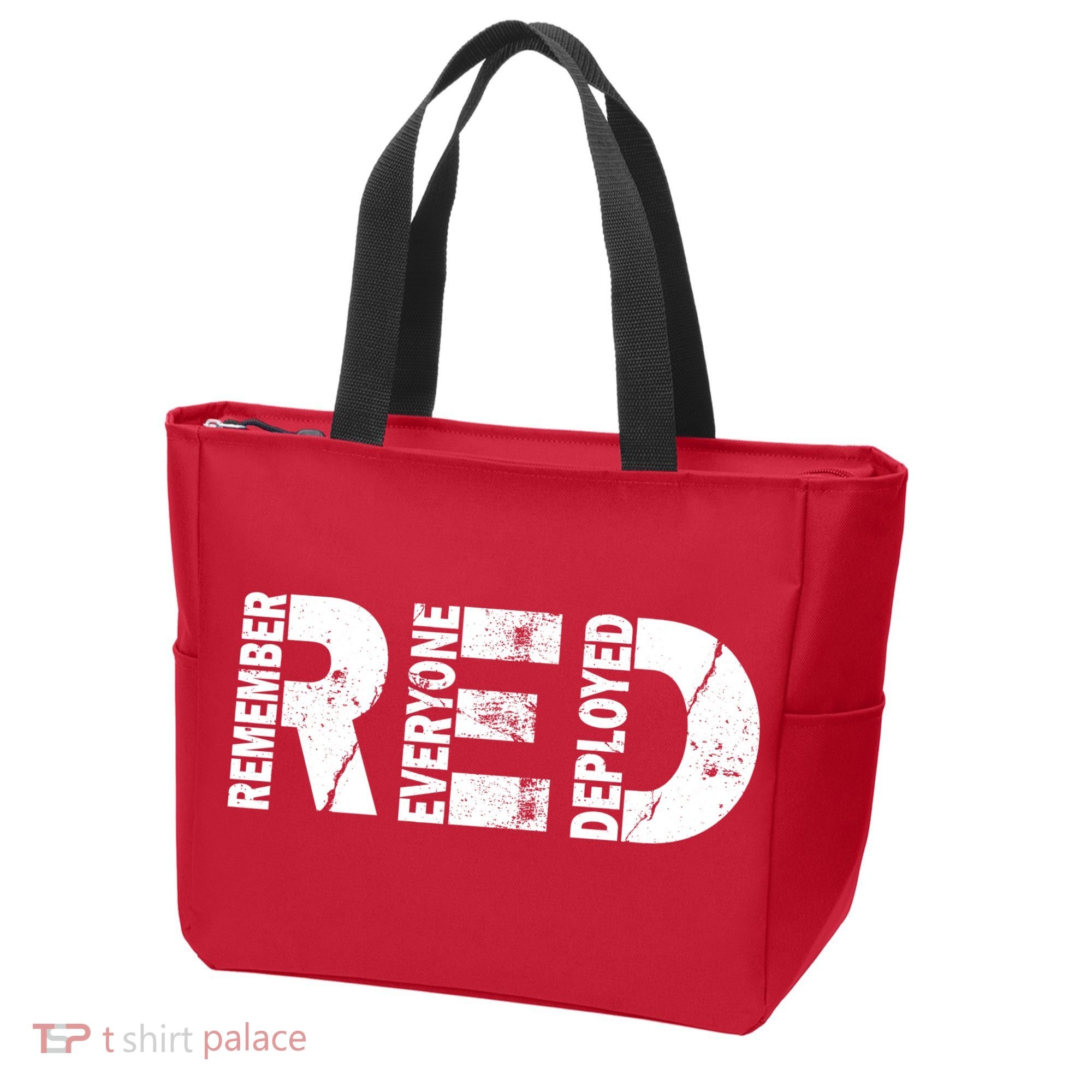 Red Friday Remember Everyone Deployed Tote Bag