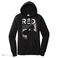 Red Friday Remember Everyone Deployed Flag Women's Hoodie thumb 0
