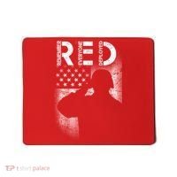 Red Friday Remember Everyone Deployed Flag Mousepad thumb 0