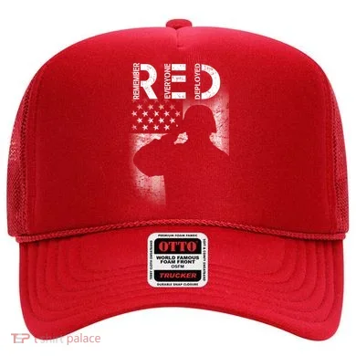Red Friday Remember Everyone Deployed Flag Hat