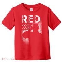 Red Friday Remember Everyone Deployed Flag Toddler T-Shirt thumb 0