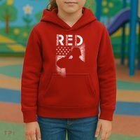 Red Friday Remember Everyone Deployed Flag Kids Hoodie thumb 3