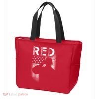 Red Friday Remember Everyone Deployed Flag Tote Bag thumb 3