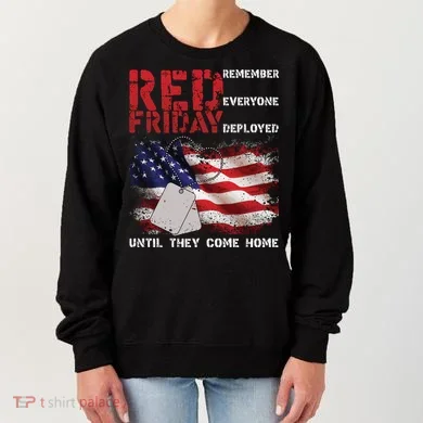 Red Friday Remember Until They Come Home Women's Sweatshirt