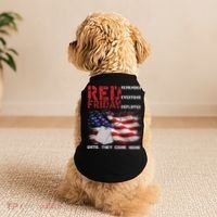 Red Friday Remember Until They Come Home Doggie Tank thumb 2