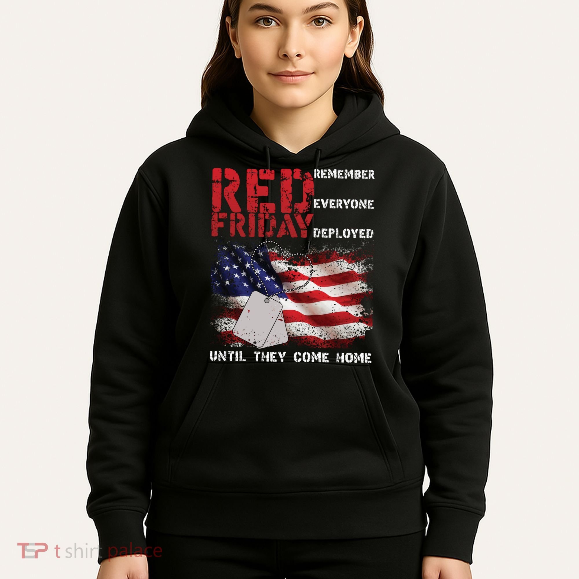 Red Friday Remember Until They Come Home Hoodie