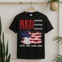 Red Friday Remember Until They Come Home T-Shirt thumb 2