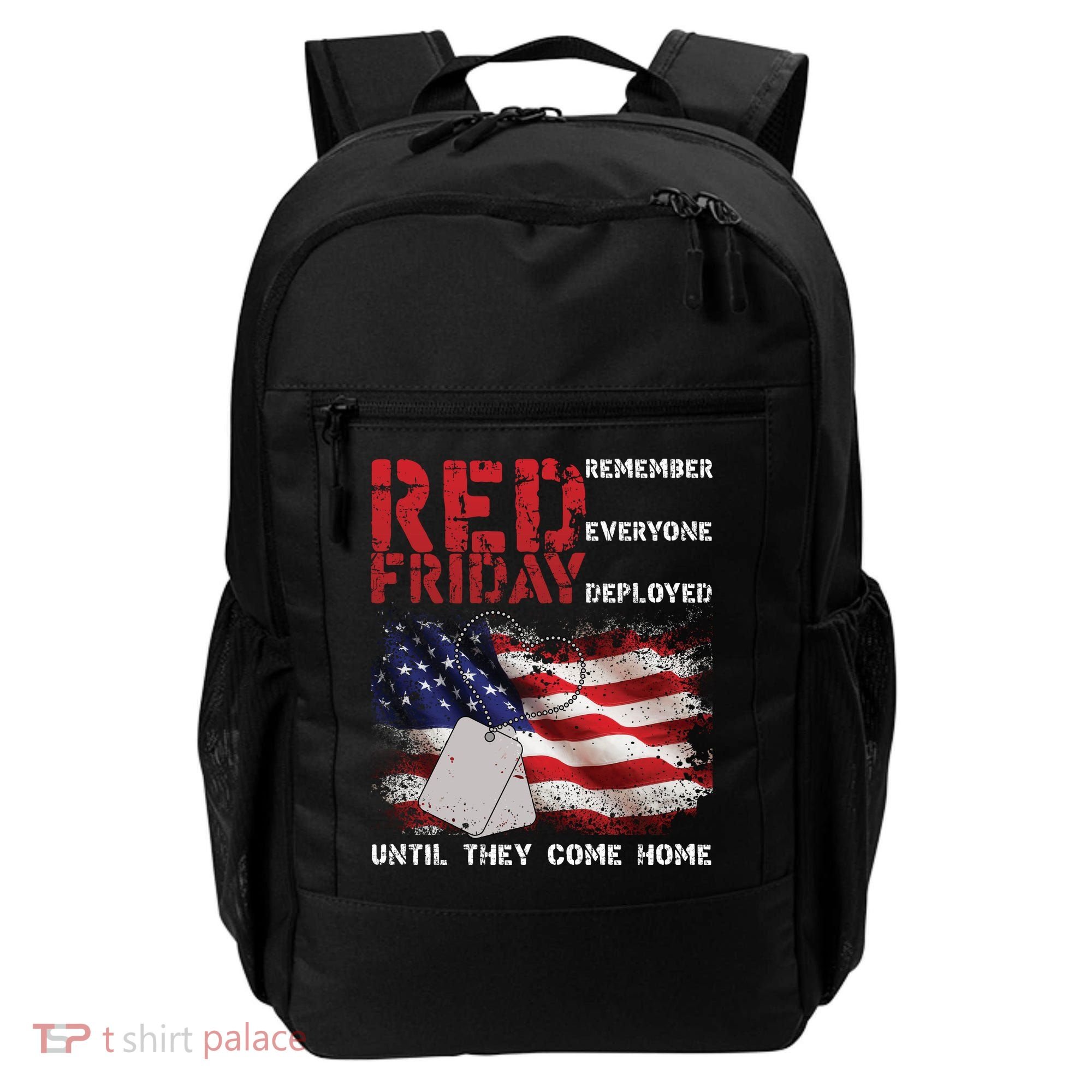 Red Friday Remember Until They Come Home Backpack