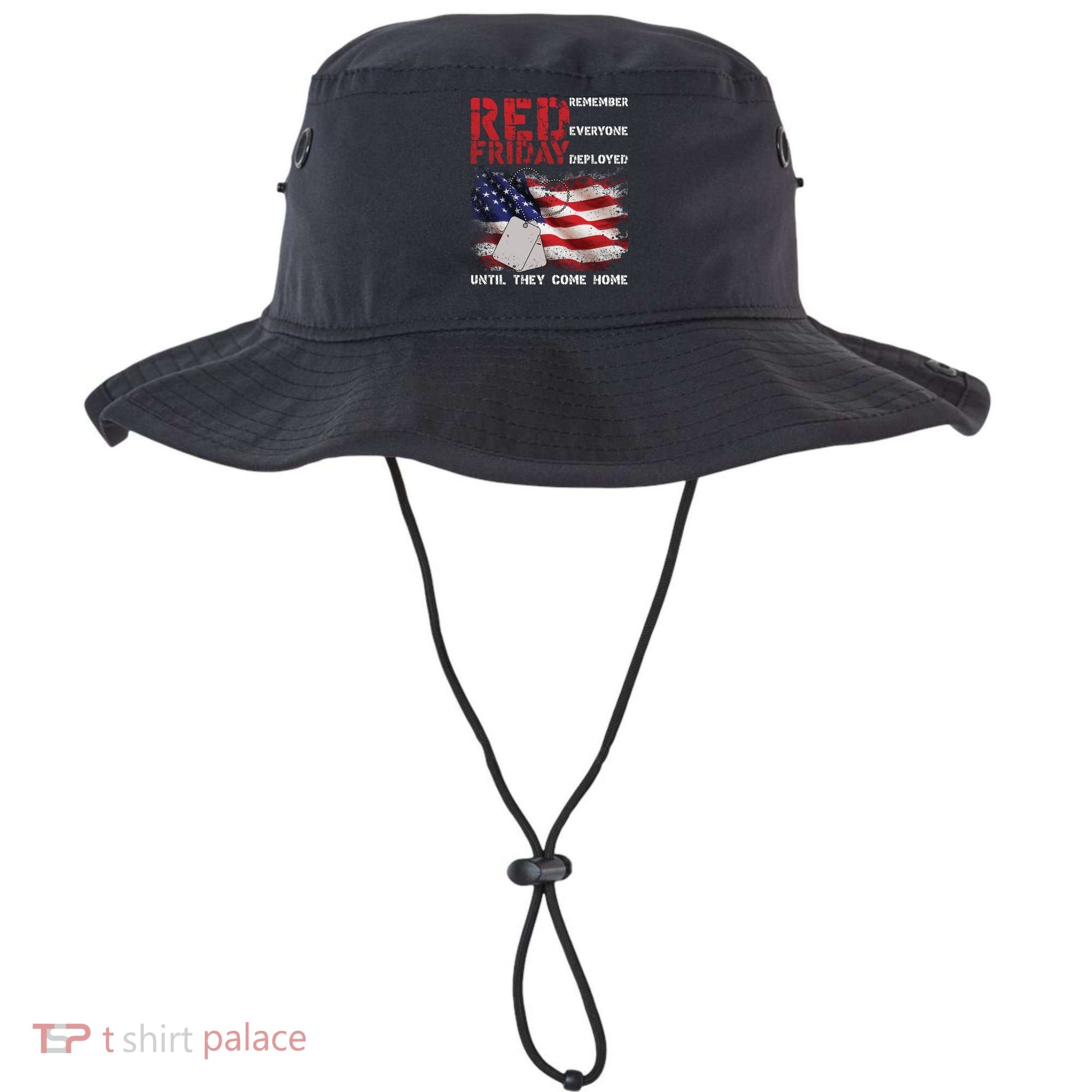 Red Friday Remember Until They Come Home Bucket Hat