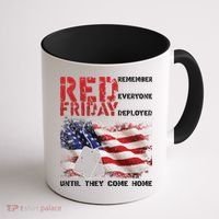 Red Friday Remember Until They Come Home Coffee Mug thumb 1