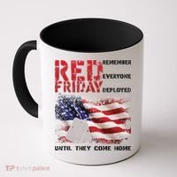 Red Friday Remember Until They Come Home Coffee Mug thumb 0