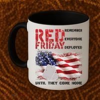 Red Friday Remember Until They Come Home Coffee Mug thumb 2