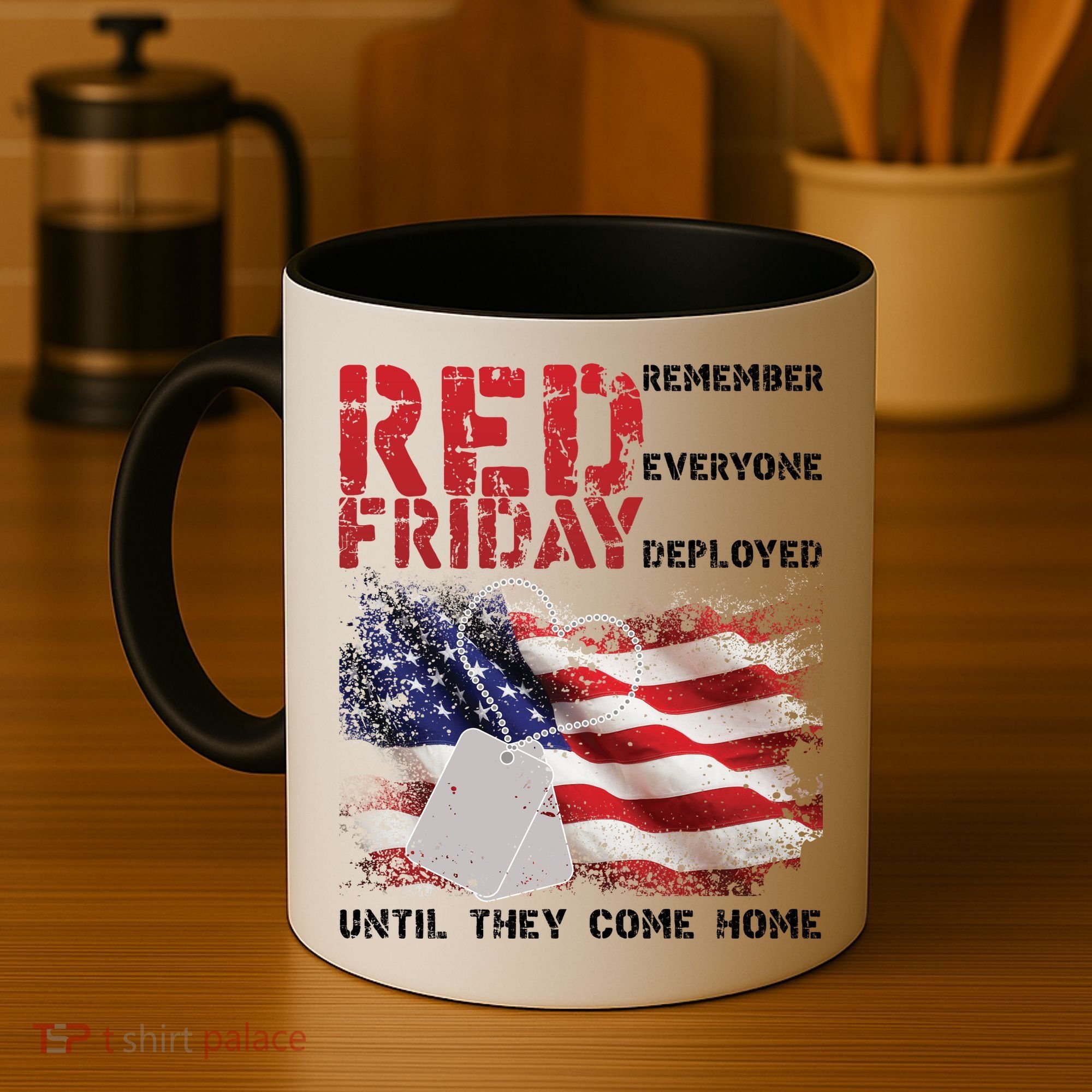 Red Friday Remember Until They Come Home Coffee Mug