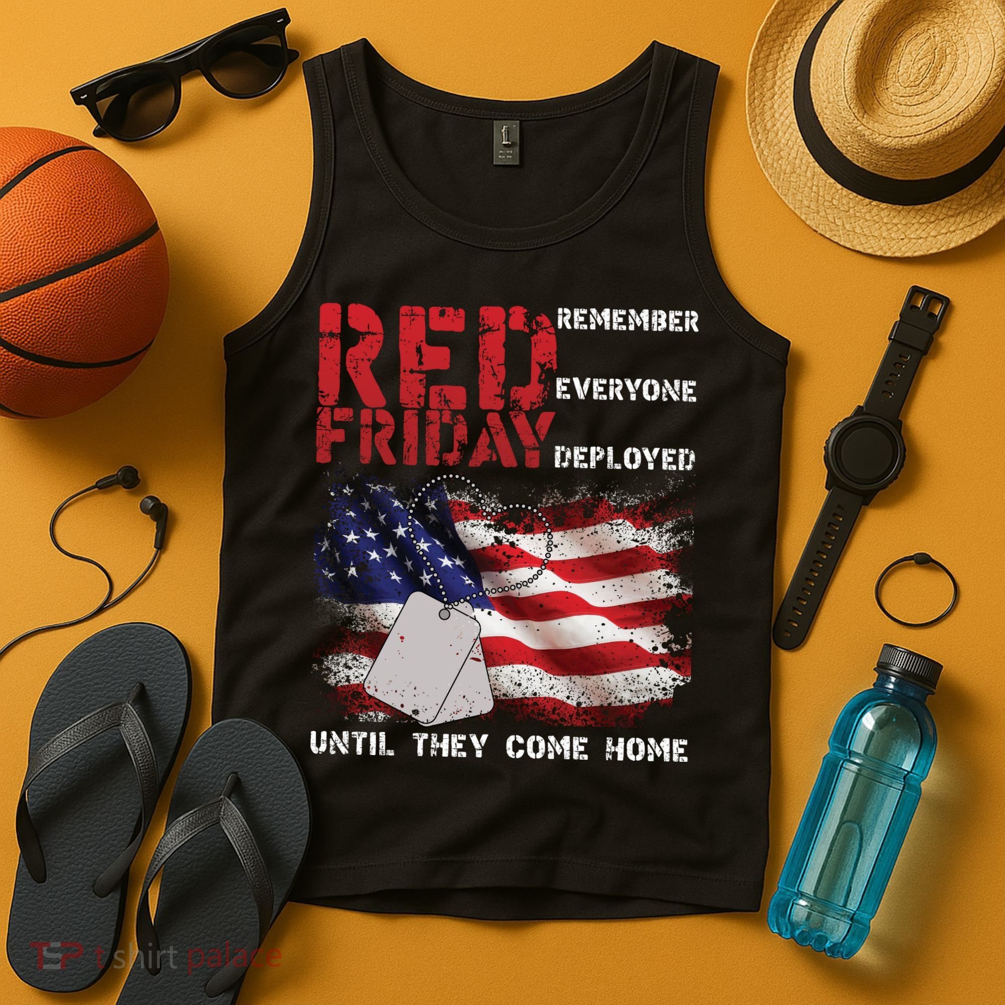Red Friday Remember Until They Come Home Tank Top