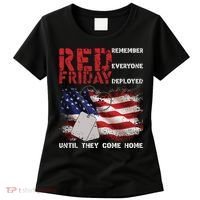 Red Friday Remember Until They Come Home Women's T-Shirt thumb 0