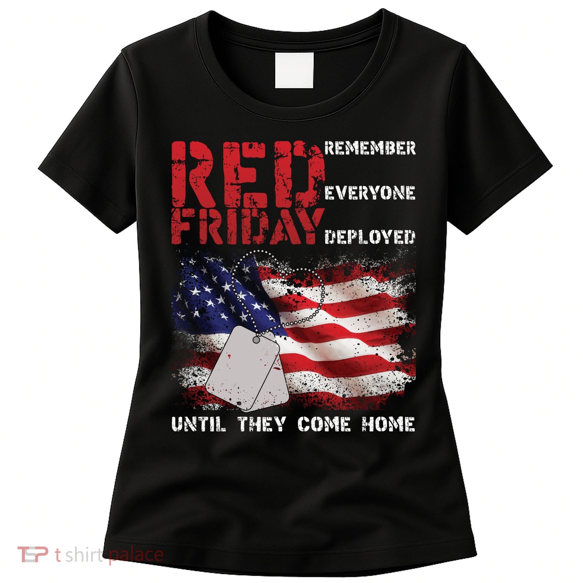 Red Friday Remember Until They Come Home Women's T-Shirt