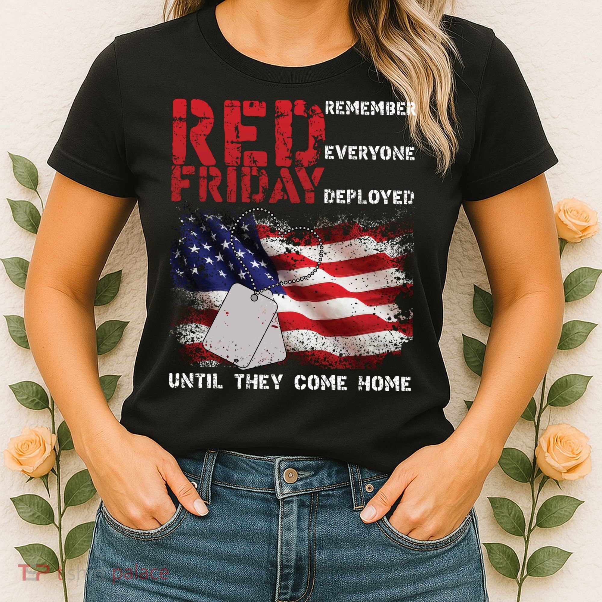 Red Friday Remember Until They Come Home Women's T-Shirt