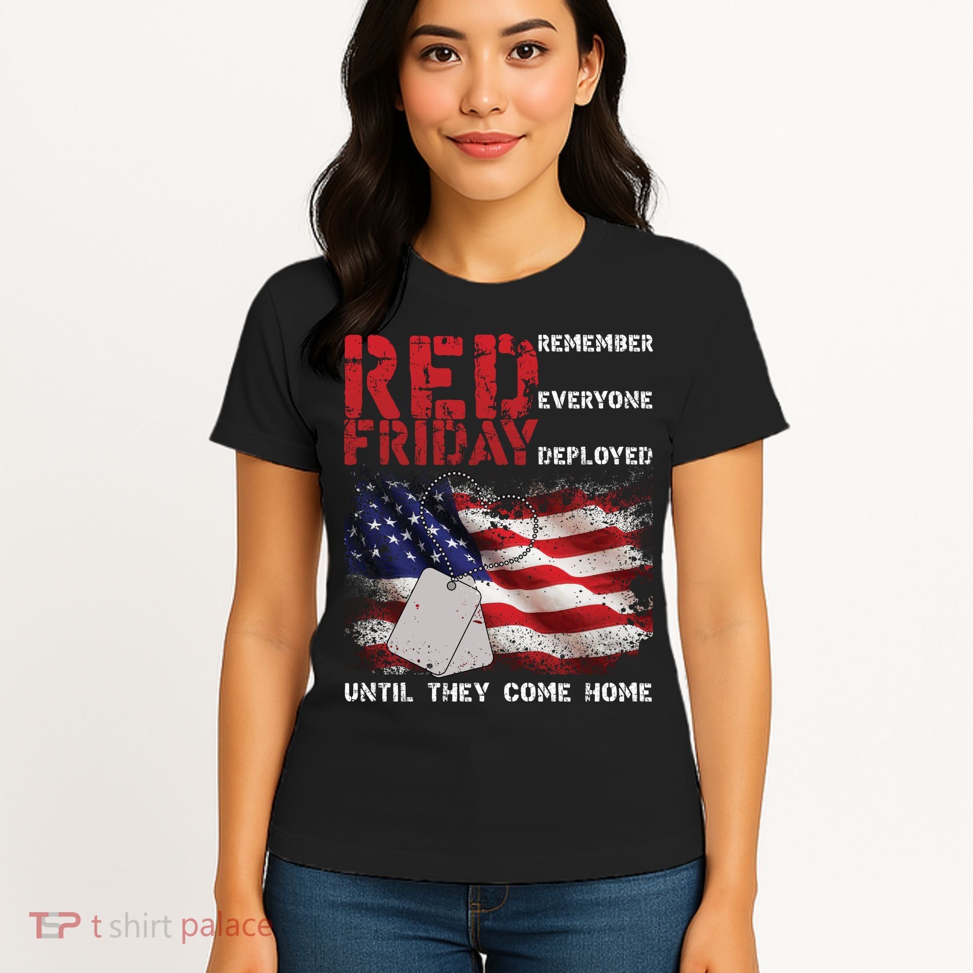 Red Friday Remember Until They Come Home Women's T-Shirt