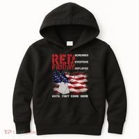 Red Friday Remember Until They Come Home Kids Hoodie thumb 0