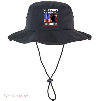 Red Friday Support Our Troops Bucket Hat
