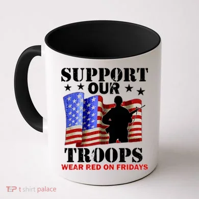 Red Friday Support Our Troops Coffee Mug