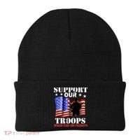 Red Friday Support Our Troops Beanie thumb 0