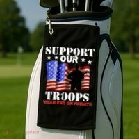 Red Friday Support Our Troops Golf Towel thumb 2