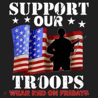 Red Friday Support Our Troops Golf Towel thumb 3