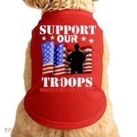 Red Friday Support Our Troops Doggie Tank thumb 0