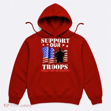 Red Friday Support Our Troops Hoodie