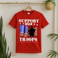 Red Friday Support Our Troops T-Shirt thumb 2