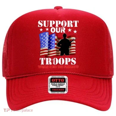 Red Friday Support Our Troops Hat
