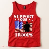 Red Friday Support Our Troops Tank Top thumb 2