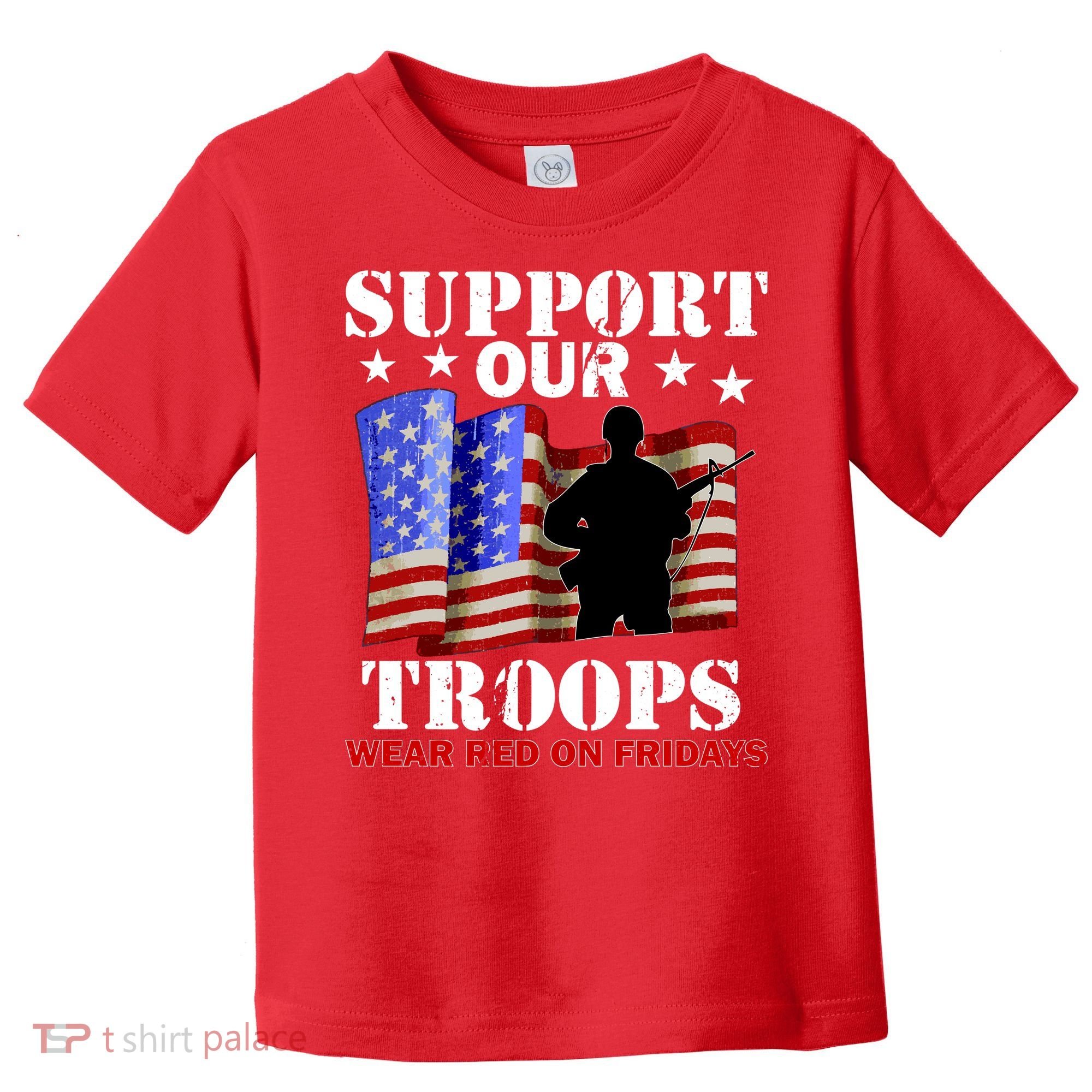 Red Friday Support Our Troops Toddler T-Shirt