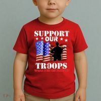 Red Friday Support Our Troops Toddler T-Shirt thumb 2