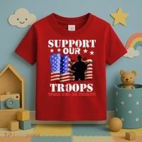 Red Friday Support Our Troops Toddler T-Shirt thumb 3