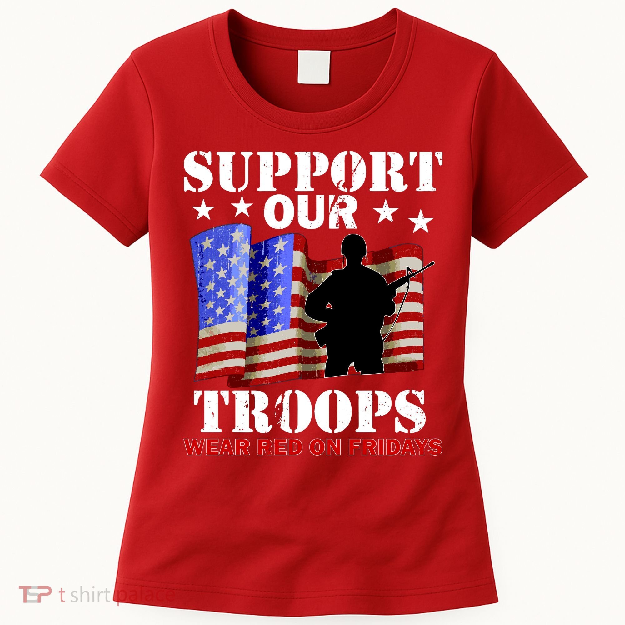 Red Friday Support Our Troops Women's T-Shirt