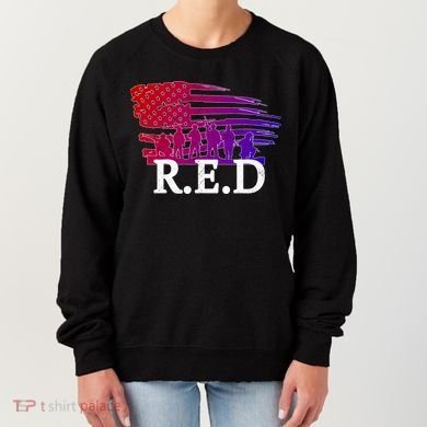 Red Friday Troopers Flag Women's Sweatshirt