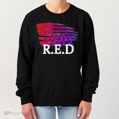 Red Friday Troopers Flag Women's Sweatshirt