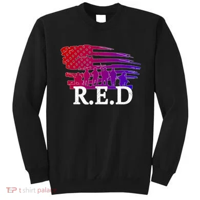 Red Friday Troopers Flag Sweatshirt