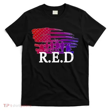 Red Friday Troopers Flag T-Shirt