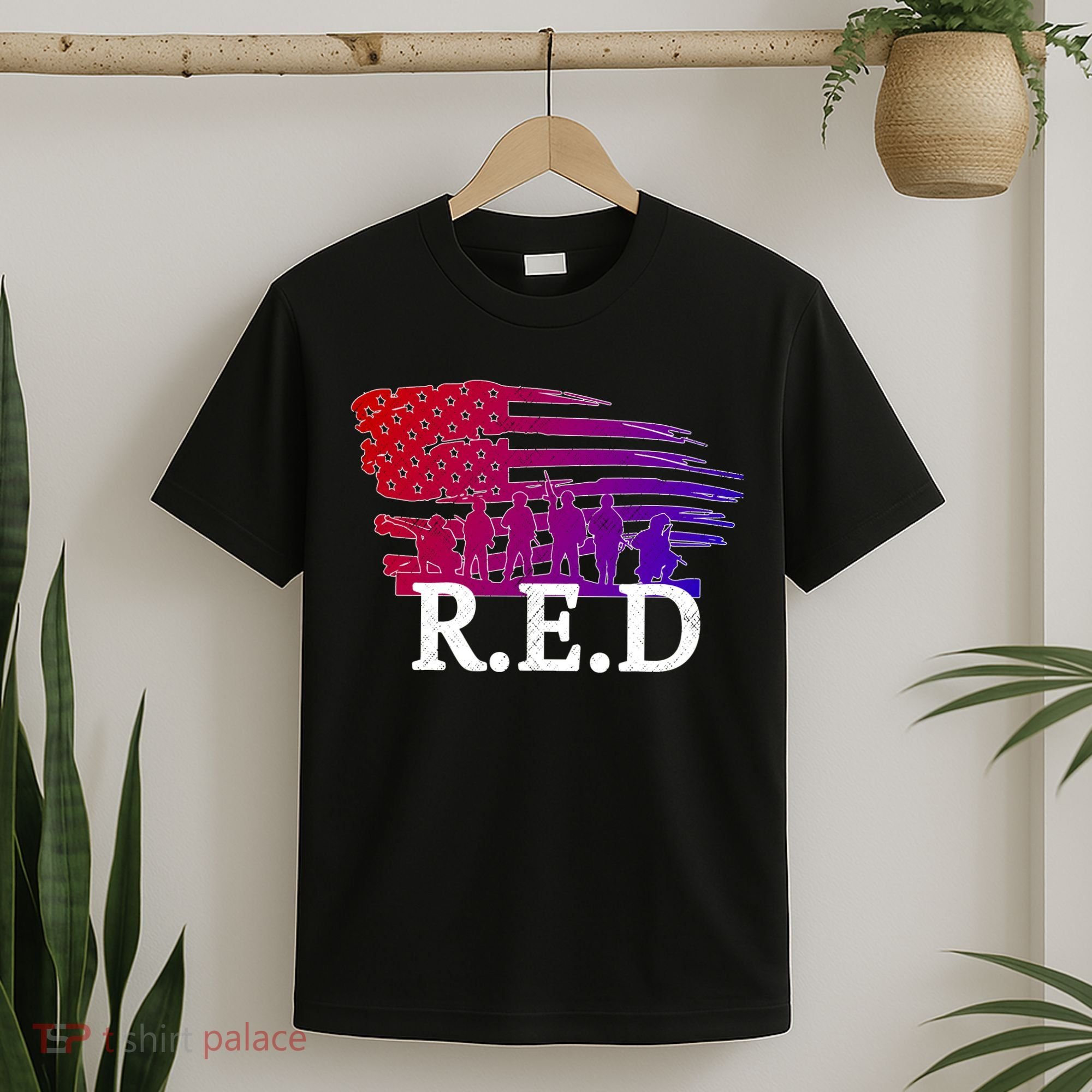 Red Friday Troopers Flag T-Shirt